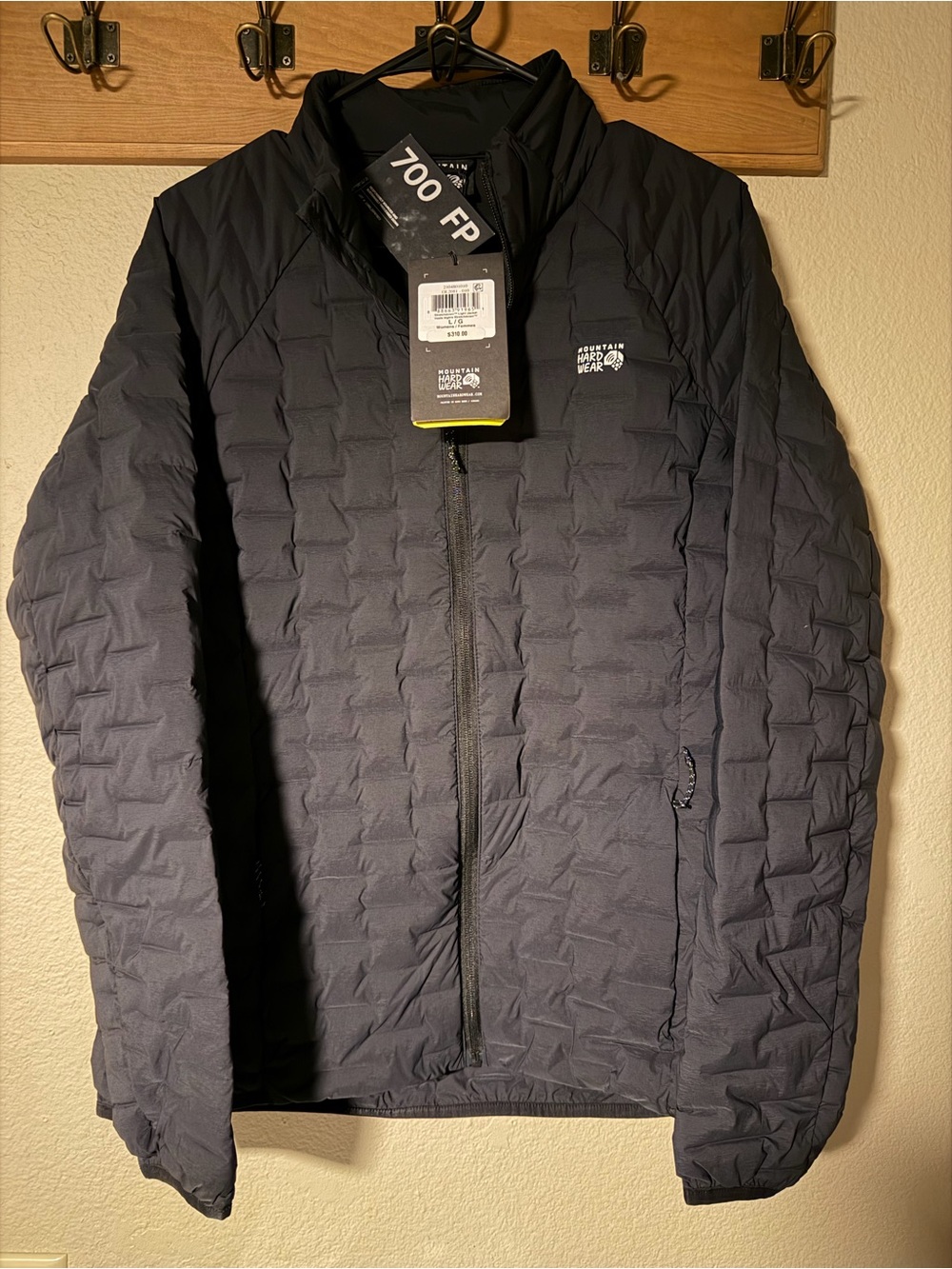 Mountain Hardwear Black Stretchdown Light Jacket Woman’s Size Large NWT